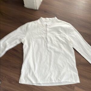 AUDATE Unisex Basic Winter Long Sleeve Shirtt Size M